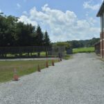 fresh gravel at bruceton school